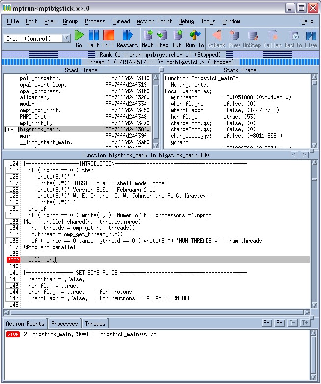 Debugging in C With TotalView